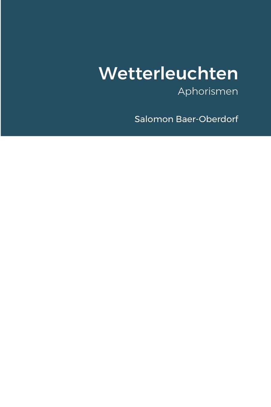 预售 按需印刷wetterleuchten德语ger