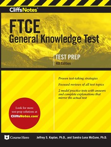 预售按需印刷 CliffsNotes FTCE General Knowledge Test