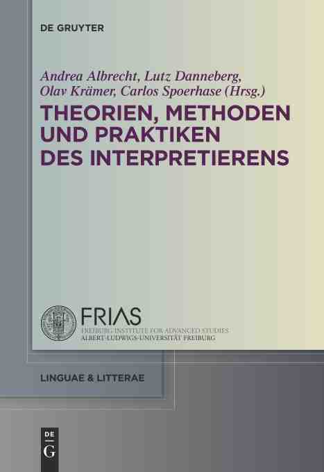 预售按需印刷 Theorien Methoden und Praktiken des Interpretierens