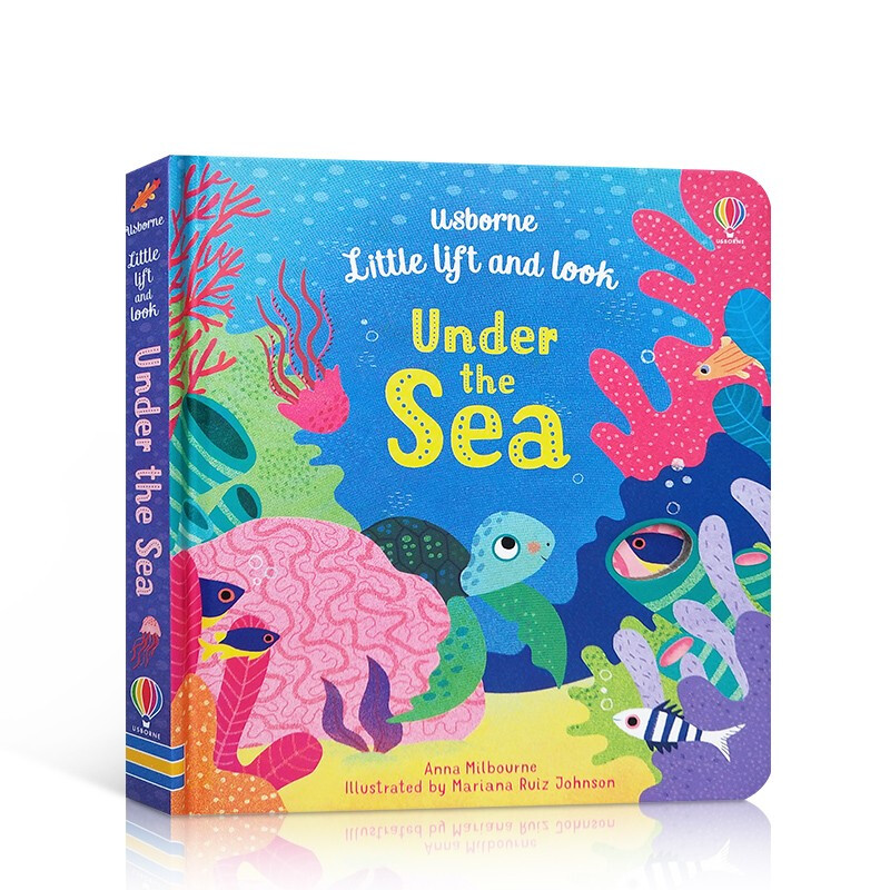 Usborne 海底世界 Little Lift and Look Under The Sea 书籍/杂志/报纸 儿童读物原版书 原图主图