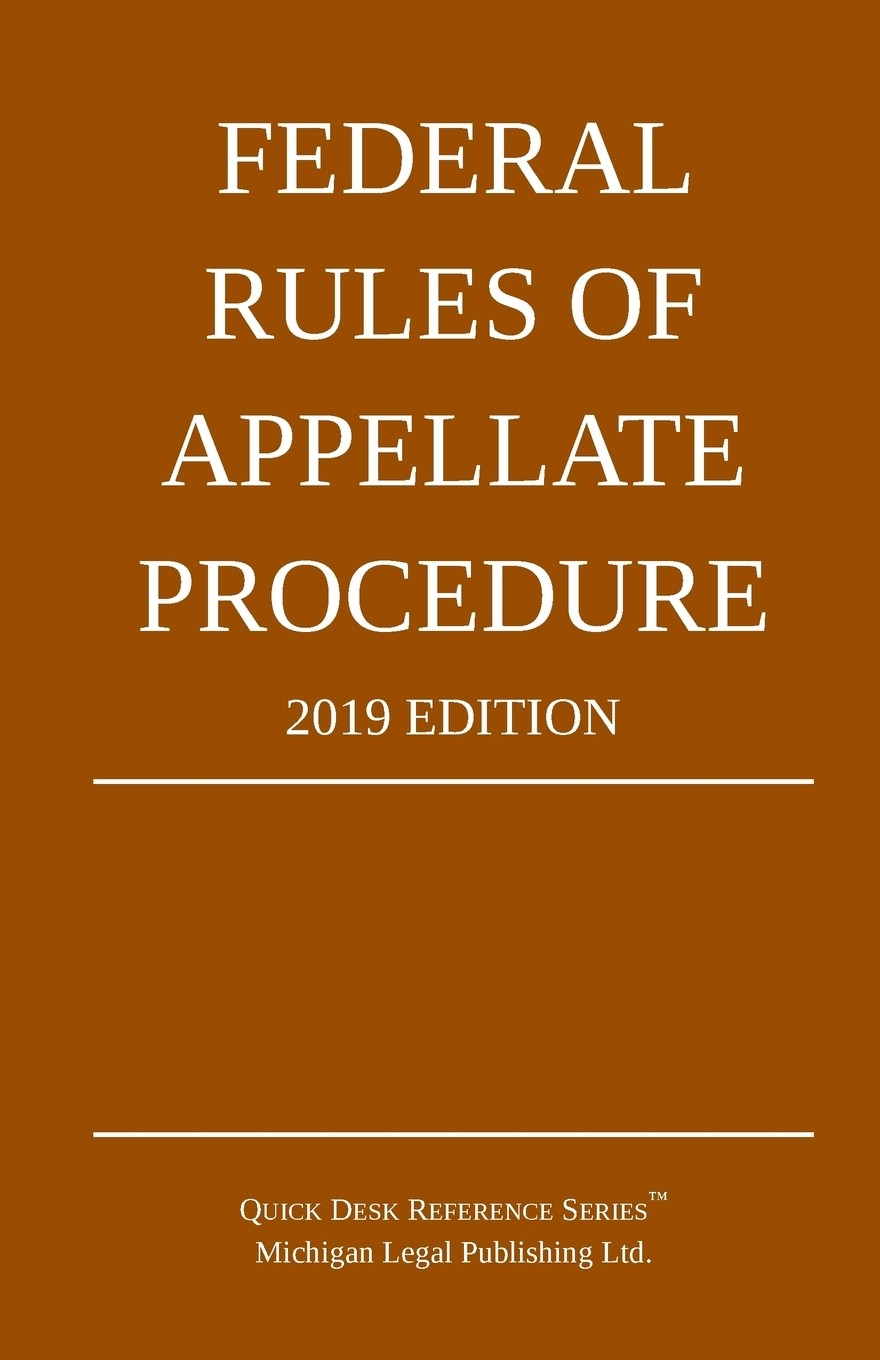 【预售 按需印刷】federal rules of appellate procedure; 2019