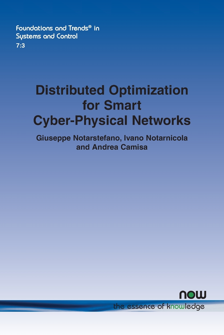 【预售 按需印刷】Distributed Optimization for Smart Cyber-Physical Networks 书籍/杂志/报纸 原版其它 原图主图