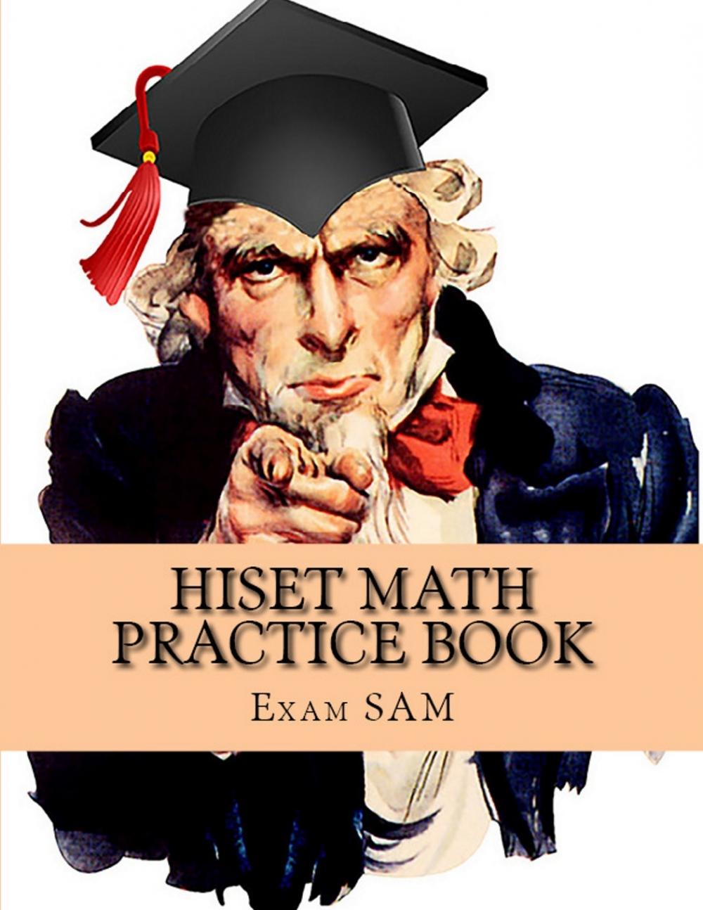 预售按需印刷HiSET Math Practice Book-封面