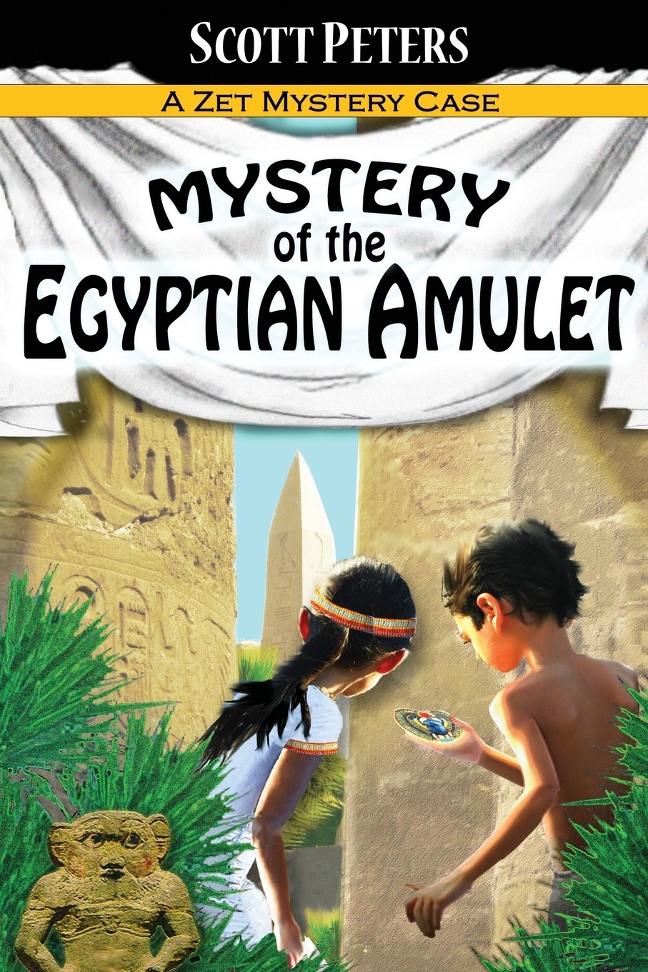 预售 按需印刷mystery of the egyptian amulet