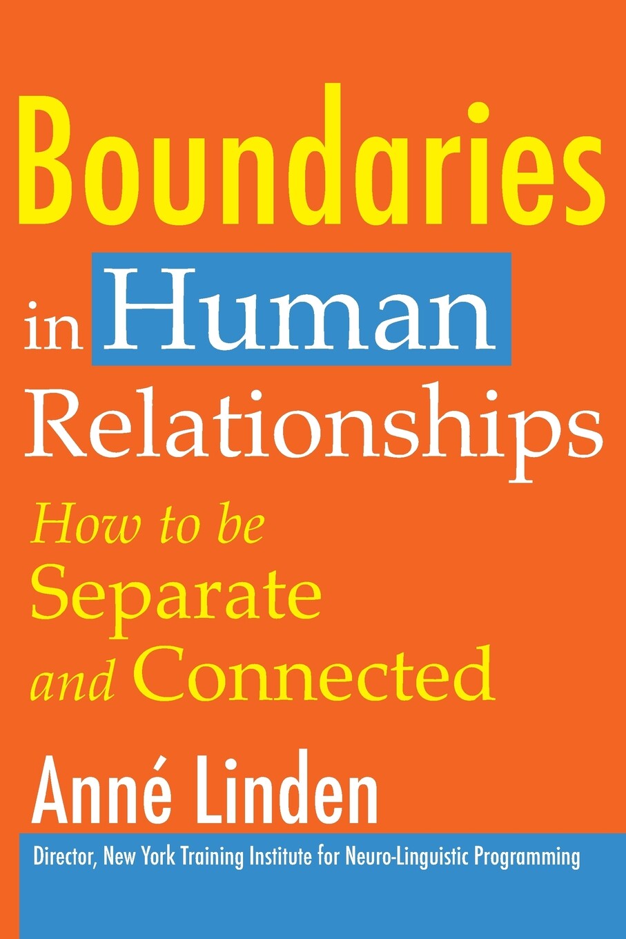 【预售 按需印刷】boundaries in human relationships