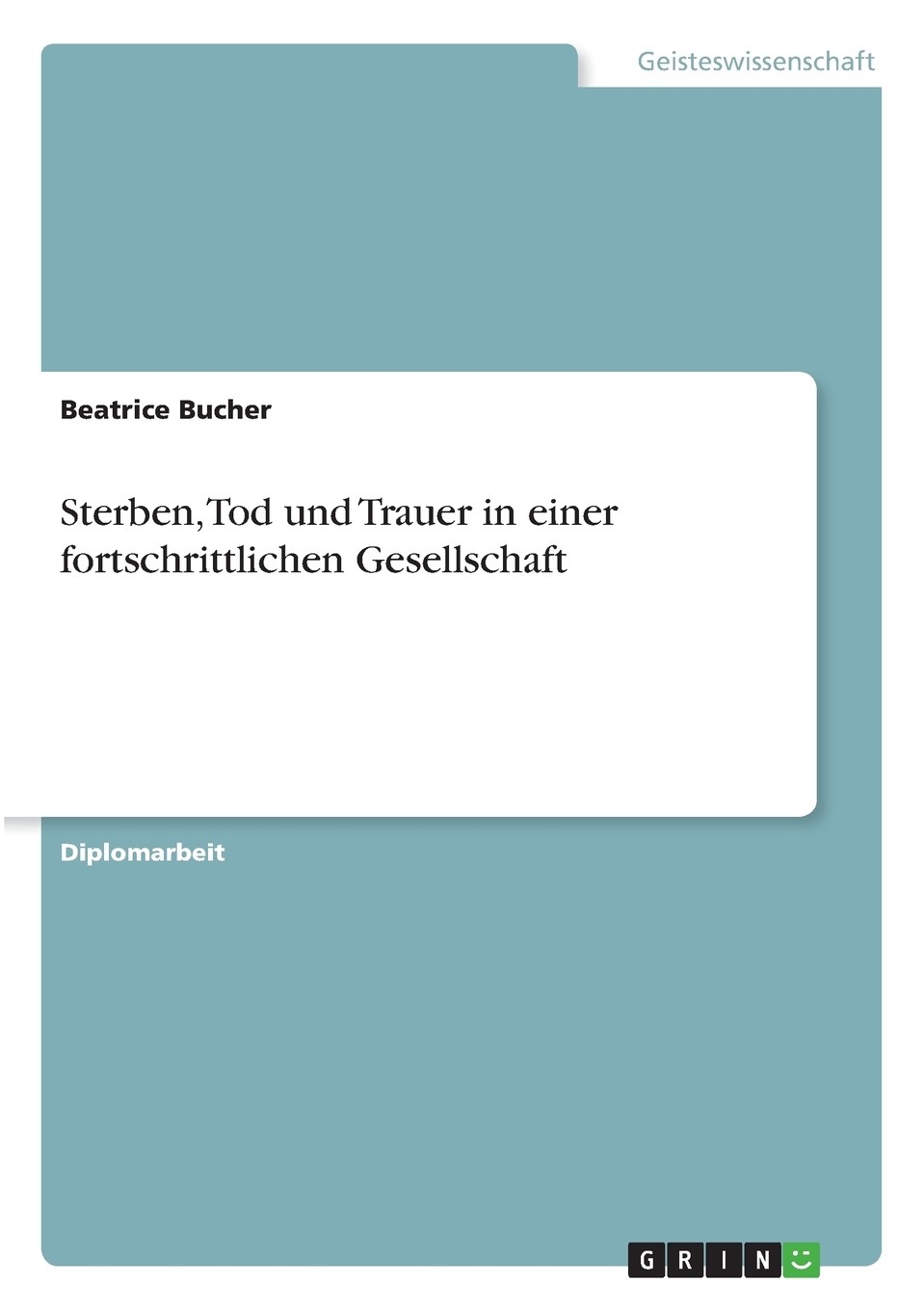预售 按需印刷sterben  tod und trauer in einer fortschrittlichen 