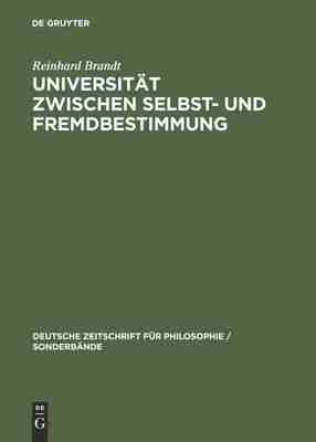 预售 按需印刷 Universit?t zwischen Selbst  und Fremdbestimmung