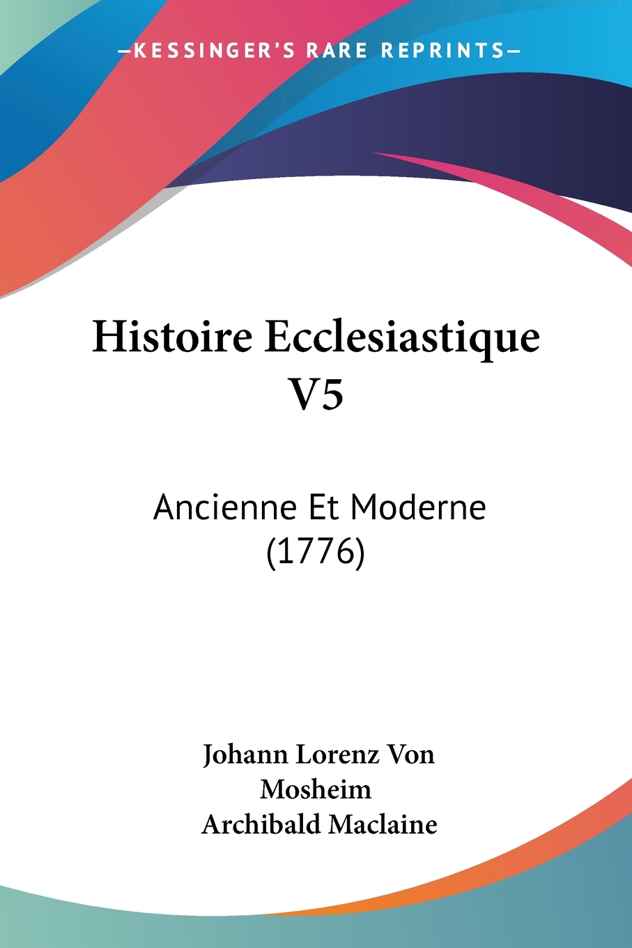 【预售 按需印刷】Histoire Ecclesiastique V5 书籍/杂志/报纸 原版其它 原图主图