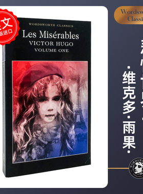 Les Misérables Vol.1 悲惨世界 维克多雨果 英语小说读物 环保纸口袋书【Wordsworth Classics系列】中图原版进口