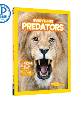 英文原版 National Geographic Kids Everything Predators 美国