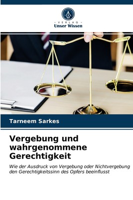 预售 按需印刷Vergebung und wahrgenommene Gerechtigkeit德语ger