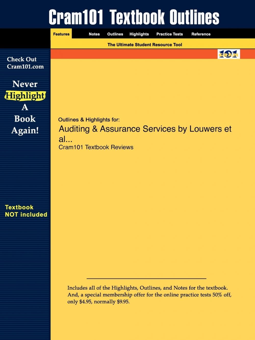 【预售按需印刷】Outlines& Highlights for Auditing& Assurance Services by Louwers et al...-封面