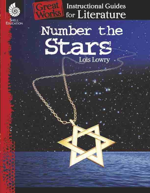 预售 按需印刷number the stars: an instructional guide for