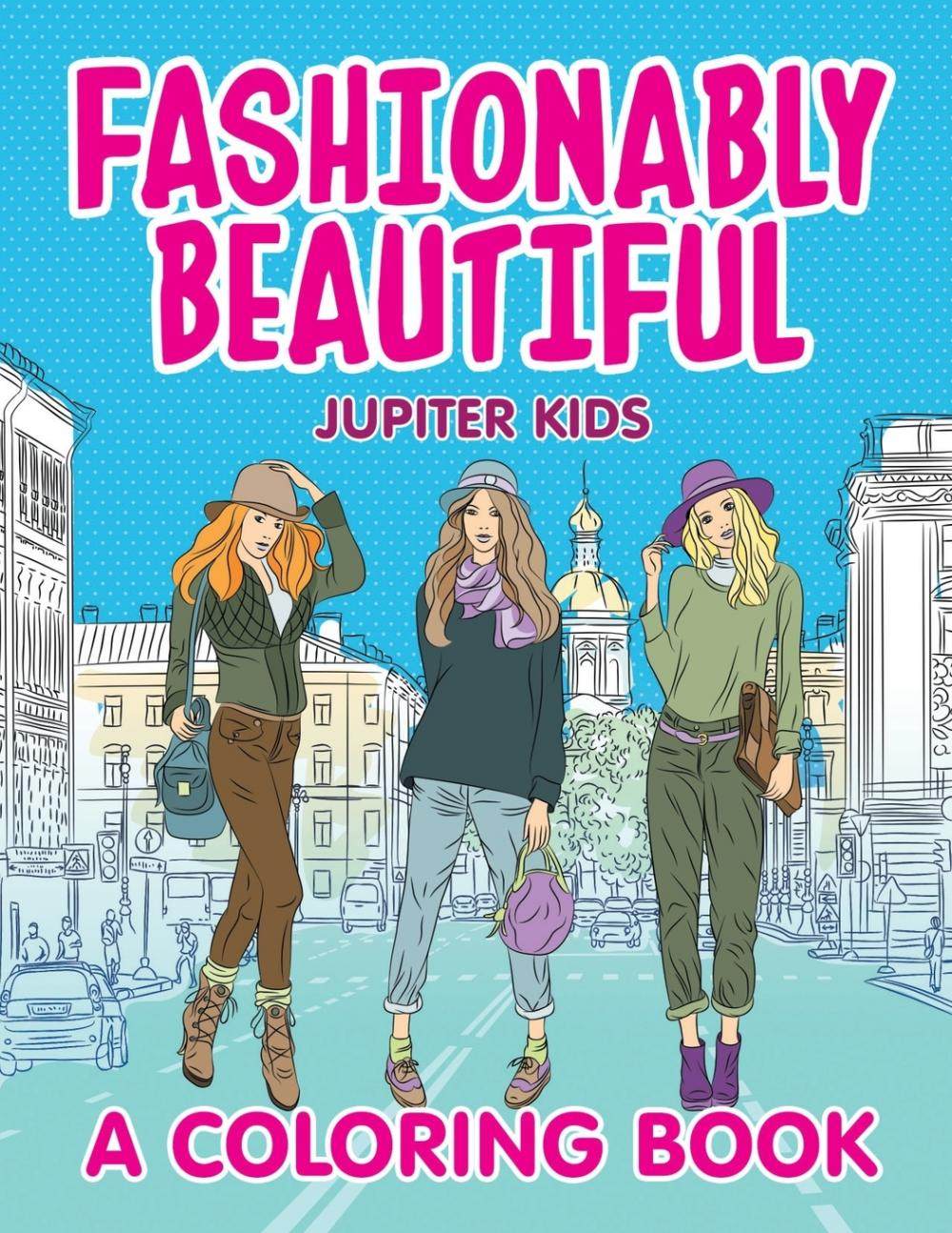 【预售 按需印刷】fashionably beautiful (a coloring book)