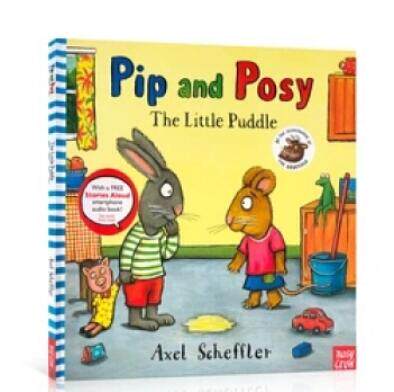 英文原版 PIP AND POSY THE LITTLE PUDDLE PB波西和皮普 尿裤子