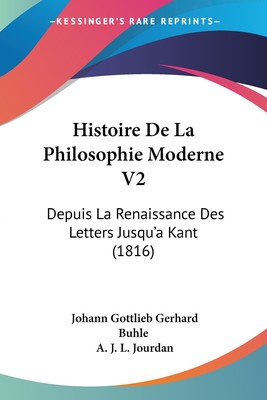 【预售按需印刷】Histoire De La Philosophie Moderne V2