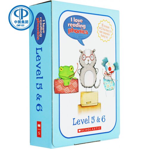 I Love Reading Phonics L5 6学乐分级读物阅读自然发音16册附2CD