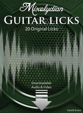 预售 按需印刷Mixolydian Guitar Licks