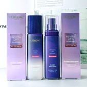 保湿 欧莱雅复颜玻尿酸水光充盈导入晶露65ml 乳液50ml 淡纹爽肤水