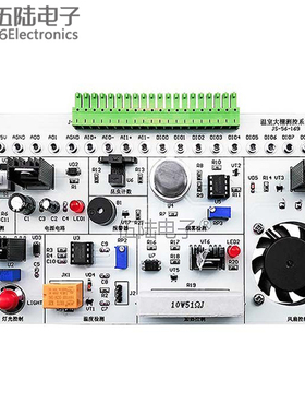 温室大棚测控系统焊接套件LabVIEW编程NI-MyDAQ实验电路JS-56-169