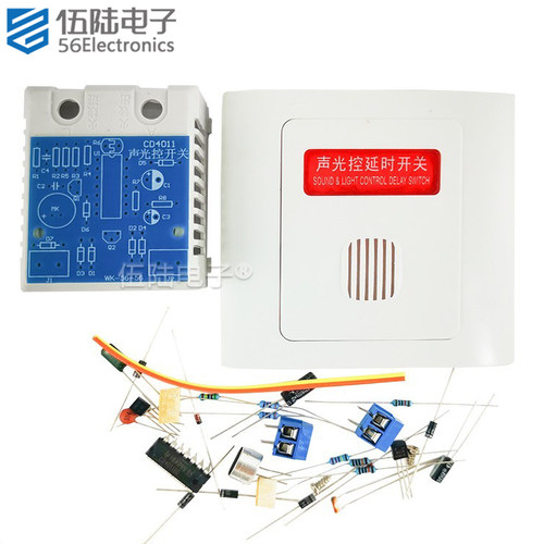 86型声光控延时开关套件cd4011