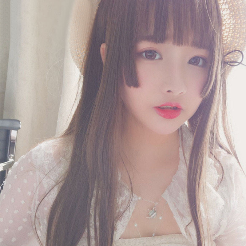伪娘风女装大佬长直发