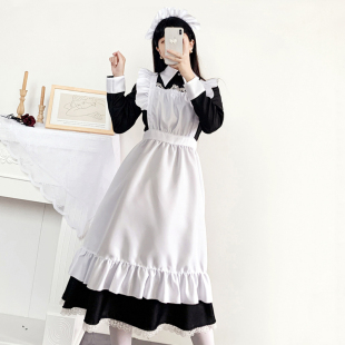 男扮女装 连衣裙套装 大佬表演服 男制服伪娘大码 可爱萝莉女佣变装