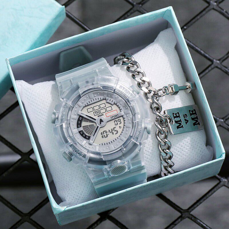 显白学生党手表女初高中生学院风高颜值运动儿童多功能电子表男