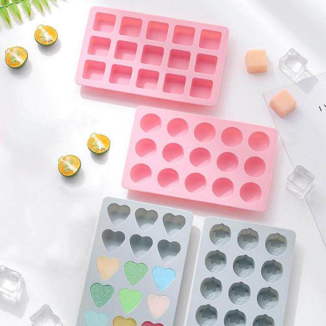 1pcs honeycomb ice cube tray 15 cubes silicone strawberry sh