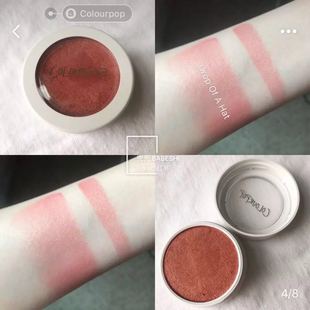 美版colourpop卡拉泡泡腮红colorpop土豆泥高光腮红drop of a hat
