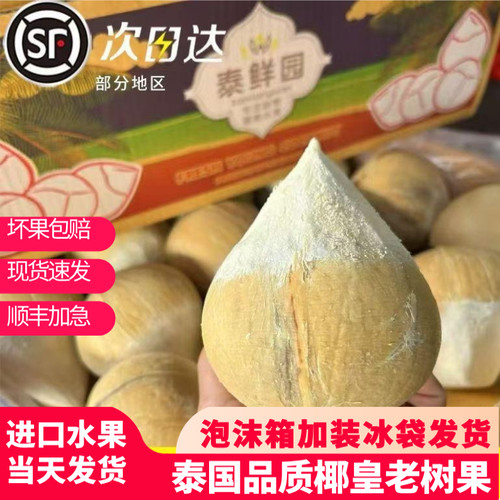 泰国进口奶香椰子大果牛奶椰皇