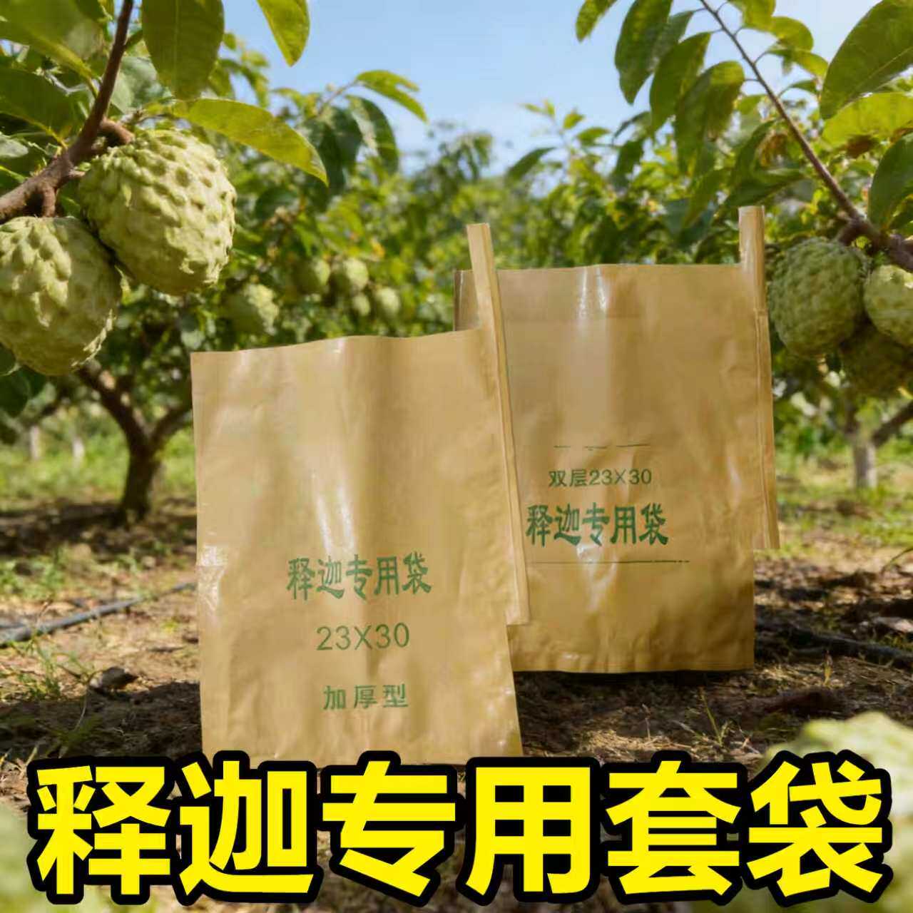 释迦专用套袋刺果育果袋佛头果防虫防鸟防晒防水释迦莲雾芒果保护