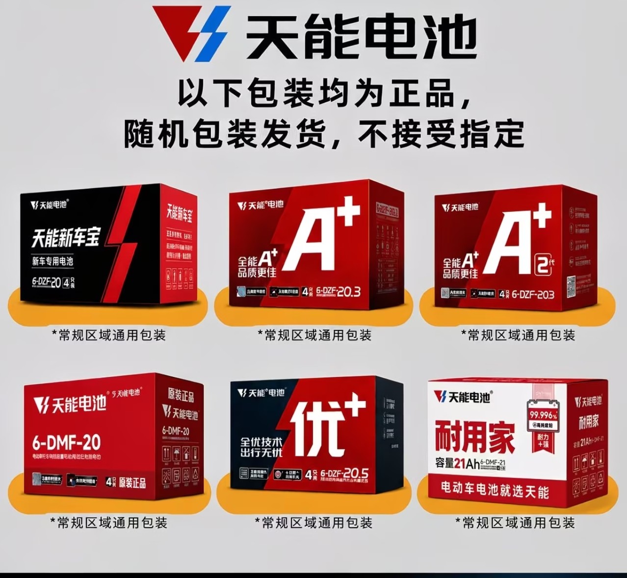 宁波原装天能电池以旧换新电车电瓶48v20A60v20A72v20A新能源叉车