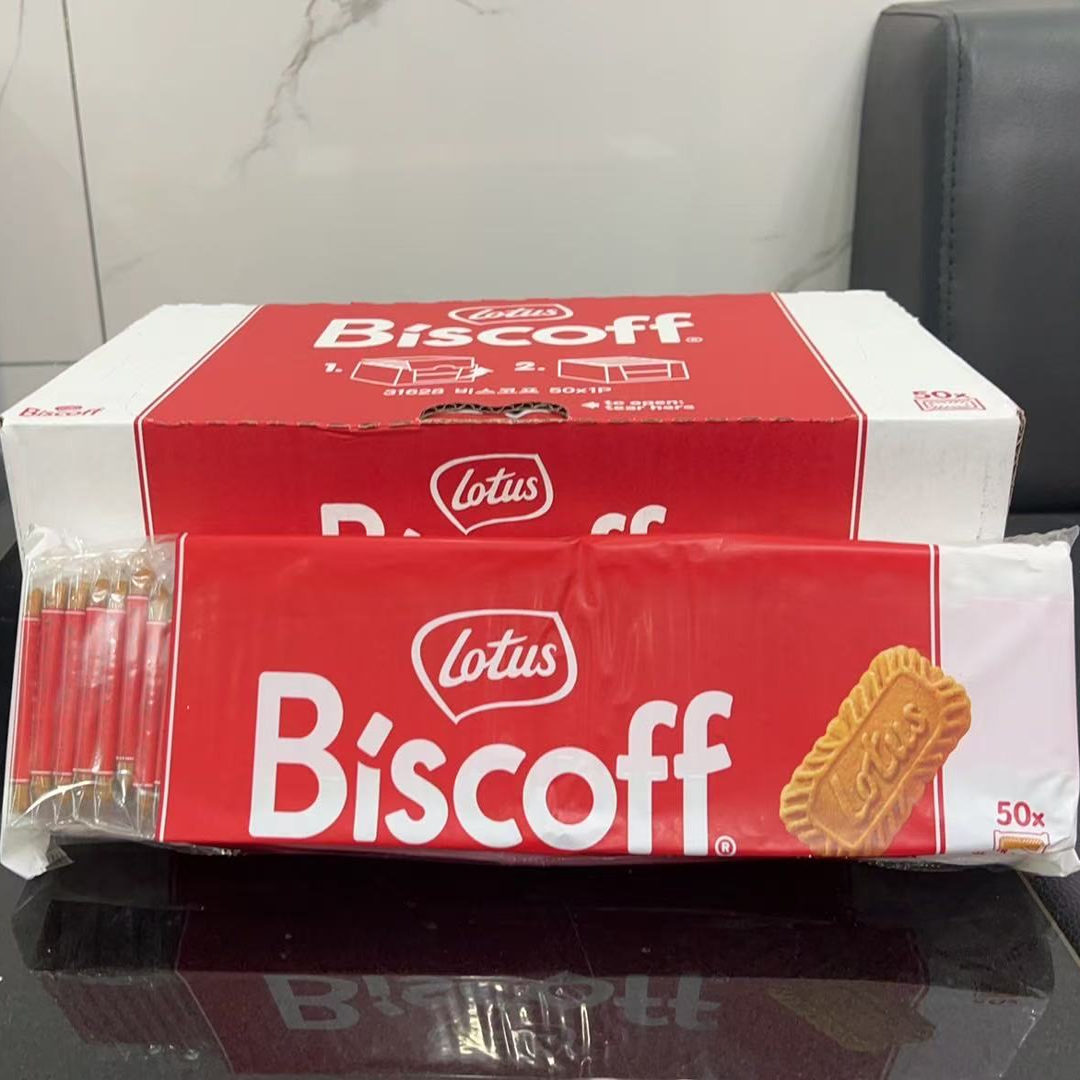LotusBiscoff比时咔和情焦糖饼干咖啡饼干lotus蛋糕饼干整箱