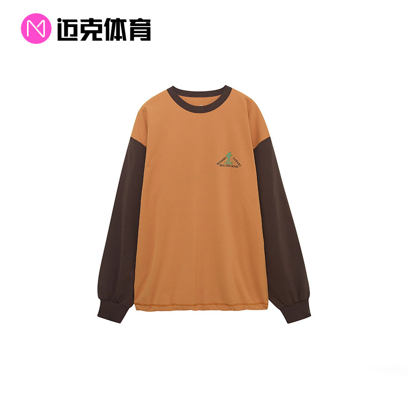 Asics A X U LS TEE 复古宽松男女同款套头卫衣2203A315-800