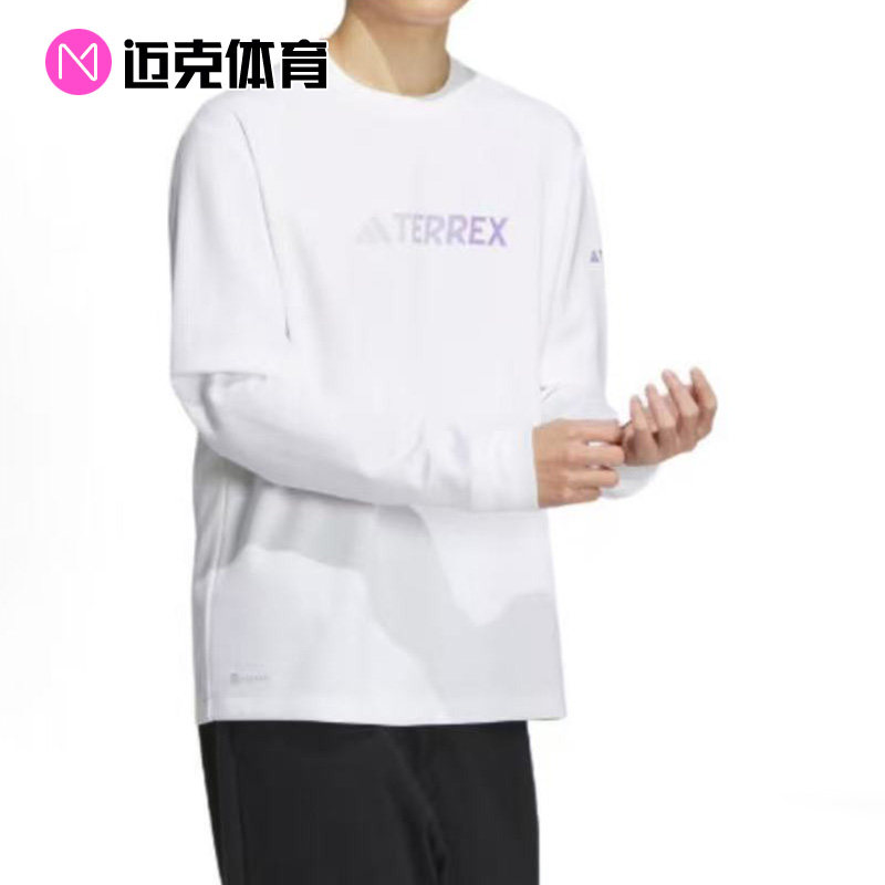 Adidas男子运动休闲长袖T恤