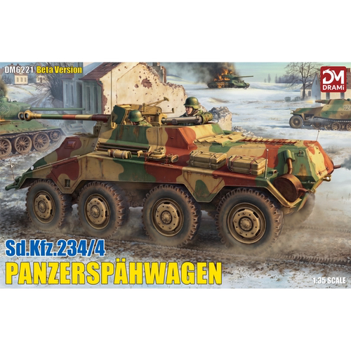 梦威 拼装模型  1/35  Sd.Kfz.234/4 轮式坦克歼击车 DM6221