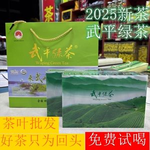 武平绿茶 新茶送礼茶 梁野炒绿 特级明前春茶正宗高山茶 翠芽毛尖
