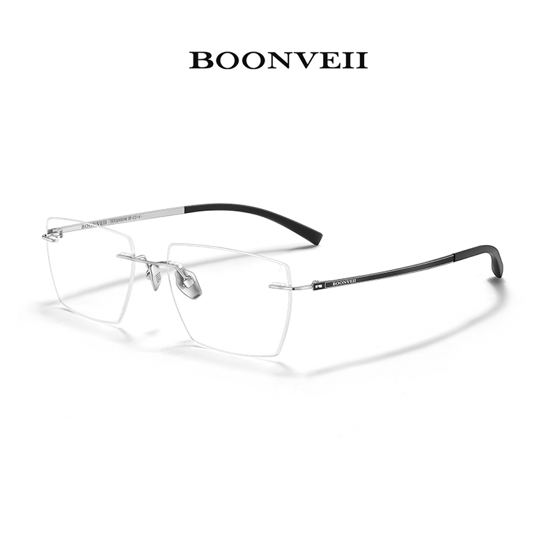 BOONVEII邦唯纯钛无框眼镜