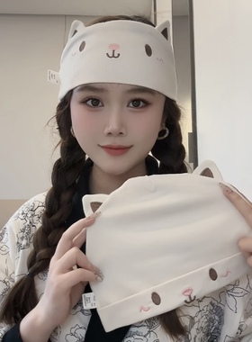 产后月子帽纯棉月子头巾孕妇坐月子防风保暖护额发带春秋防风夏外