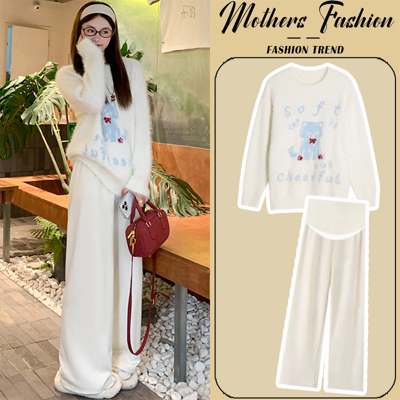 孕妇套装秋冬2025新款韩版孕期