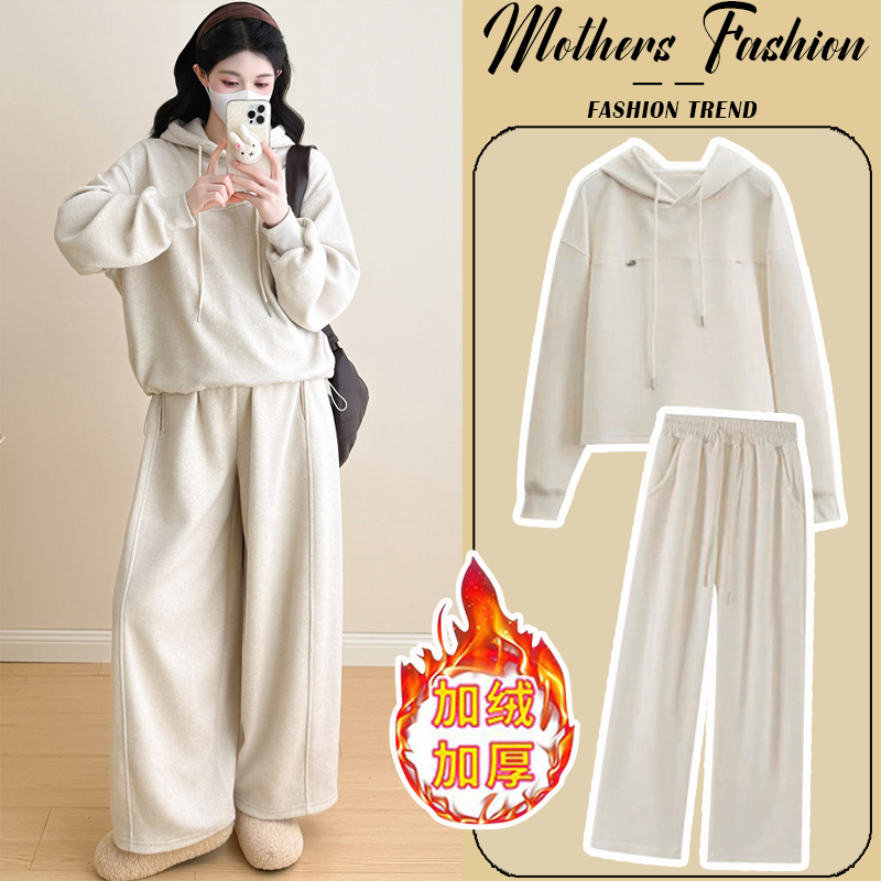 孕妇套装秋冬2025新款时尚孕妈