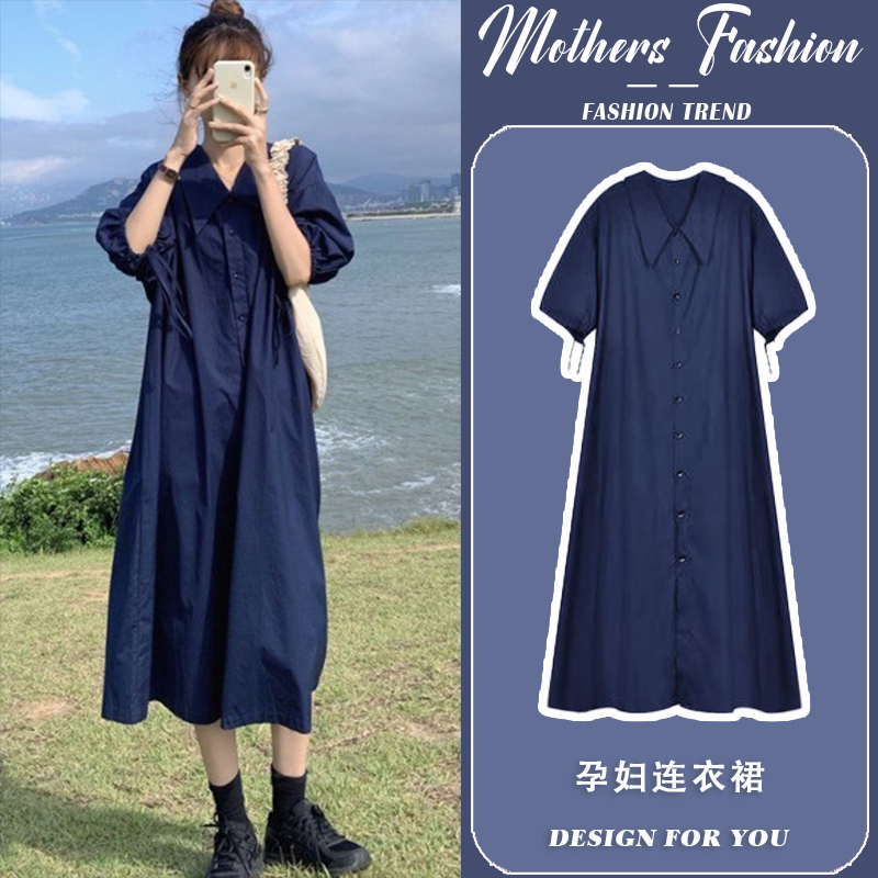孕妇连衣裙夏季2025新款