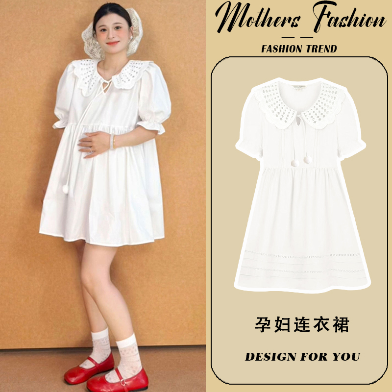 孕妇连衣裙夏季2025新款