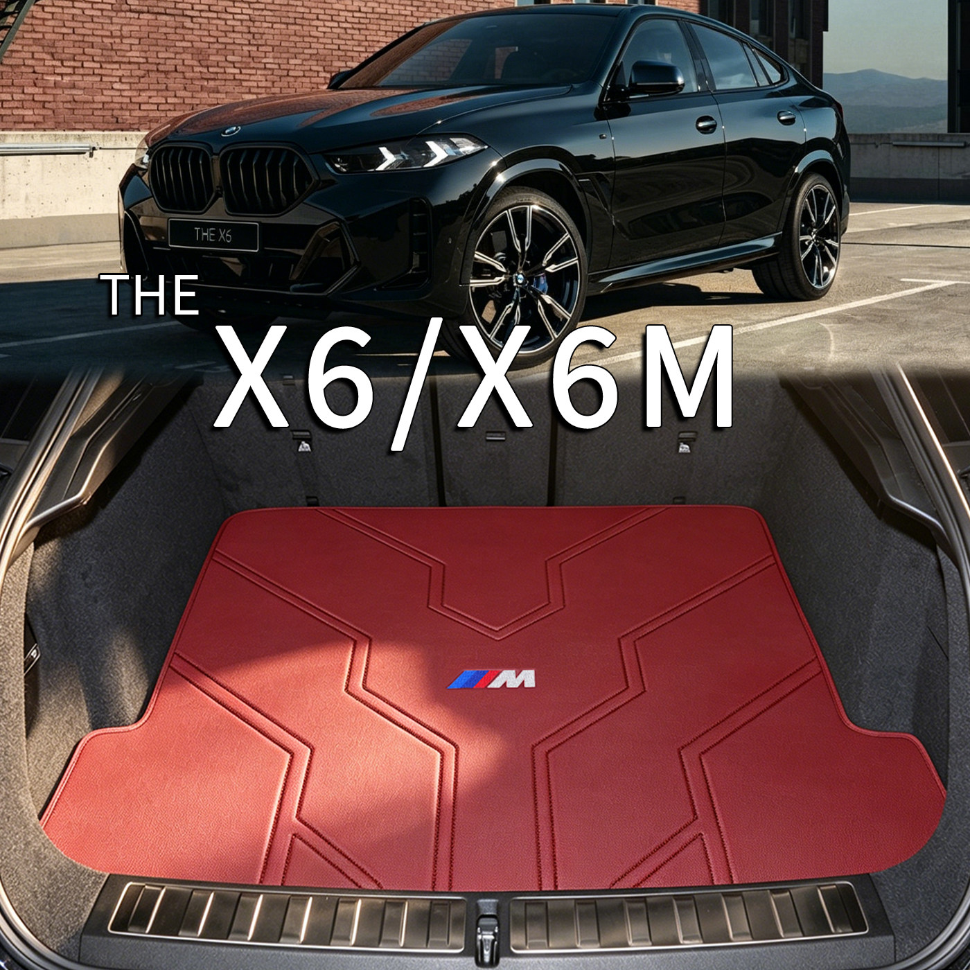 适用于宝马X6后备箱垫2026款bmw x6配件x6m专用G06防水真皮尾箱垫