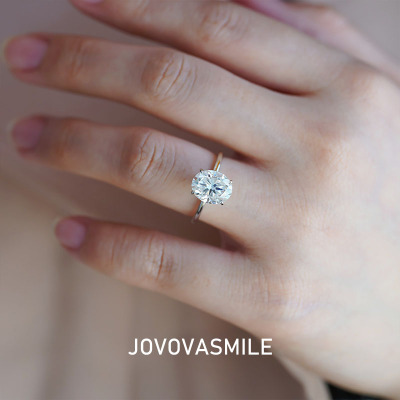 结婚礼物订婚戒指白金戒指女