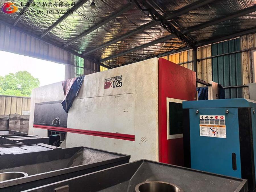 8月12日苏州SX-6000W-4020G型号光纤激光切割机一台网络拍卖公告