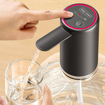 日本桶装水电动抽水器自动上水器饮水机压水器抽水泵家用取水神器