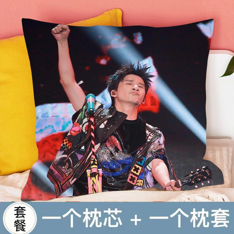 大张伟应援物写真抱枕定制双面车载靠垫毛绒贴纸周边玩偶生日礼物