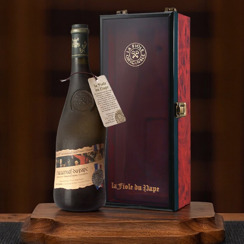 单支礼盒 法国歪脖子教皇新堡50周年红酒750ml 列级名庄 原瓶进口